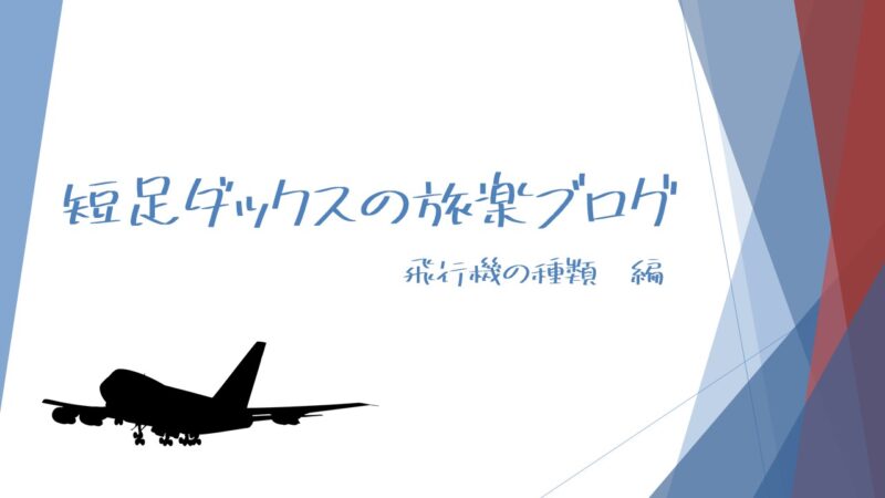 飛行機の種類をゆるーく解説 気にしてみると旅行がもっと楽しくなる 短足ダックスの旅楽ブログ 口コミ