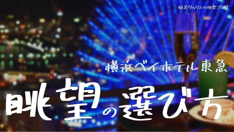 横浜ベイホテル東急の眺望の選び方 ベイビューとパークビューとシティービューの特徴と景色の違い 観覧車が見える部屋は 短足ダックスの旅楽ブログ 口コミ